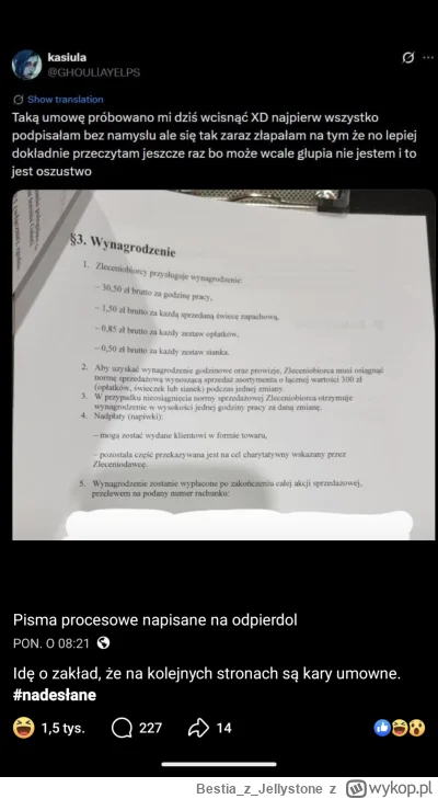 BestiazJellystone - #bekazpodludzi #januszebiznesu #prawo 

Aż powiało świąteczną atm...