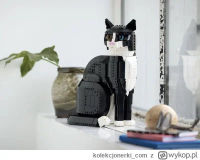 kolekcjonerki_com - Nowy zestaw klocków LEGO Ideas 21349 Biało-czarny kot dostępny za...