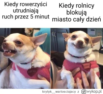 krytyk__wartosciujacy - Jak już się postarałem z memem i rolnicy wjechali na pełnej, ...
