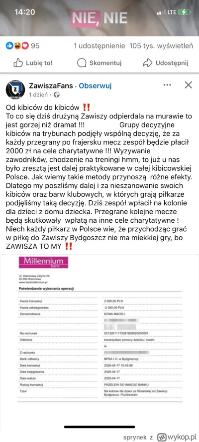 sprynek - Lol kibole zadecydowali że za przegrany #mecz klub ma płacić 2k i klub to r...