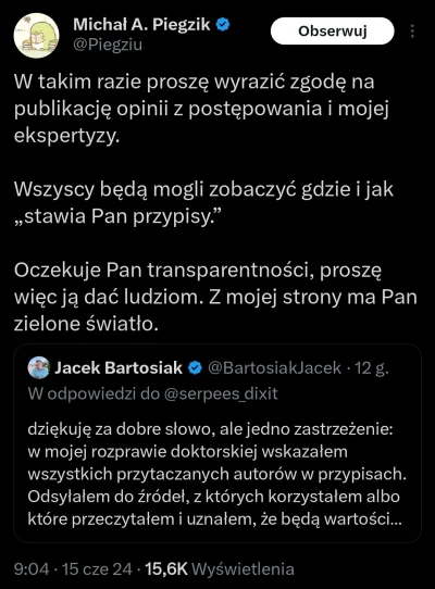 KarolaG17 - Panie Bartosiak właśnie Pan wszedł na wysoki szczebel drabiny eskalacyjne...