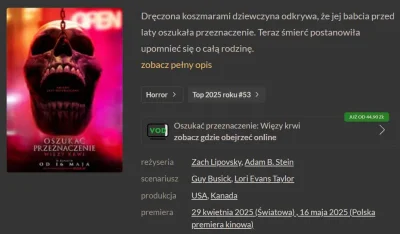 StaryWedrowiec - Właśnie obejrzałem Oszukać przeznaczenie: Więzy krwi - najnowsza ods...