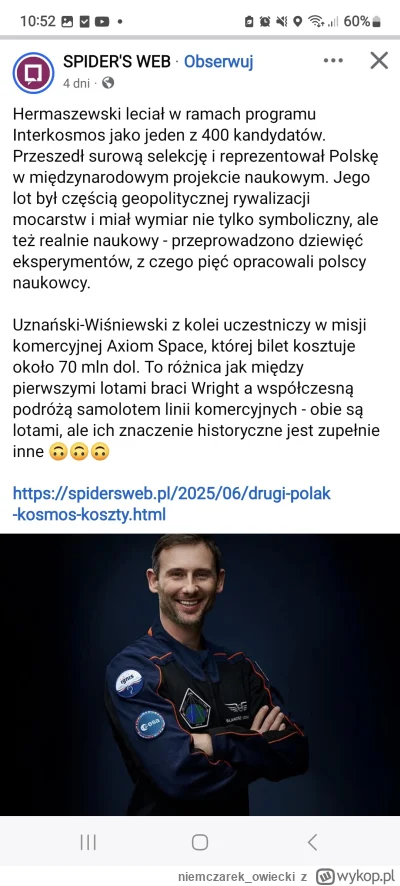 niemczarekowiecki - #kosmos Uuu ale odklejka xD. Gdyby Krystianowi G. bo RODO się uda...