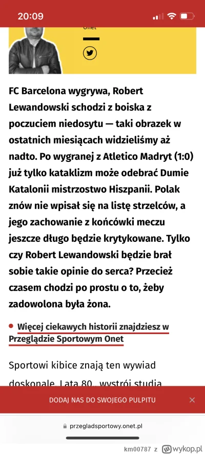 km00787 - Czy to jest pocisk na Bobka w związku Anią #p0lka czy mi się wydaje? ;)

#l...