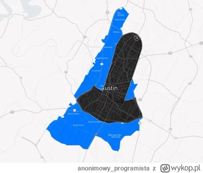 anonimowy_programista - Po tym jak #tesla ostatnio zaczęła działać w Austin na obszar...