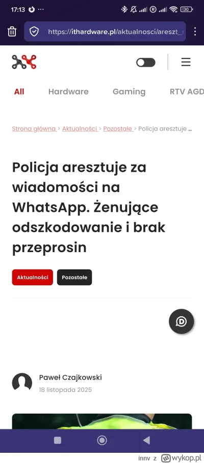 innv - @FredOnizuka 
Czemu manipulujesz i dodajesz słowo "prywatne"?

Dla kontekstu: ...