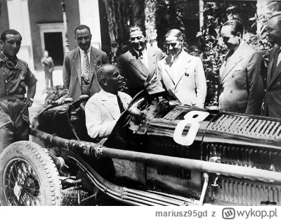 mariusz95gd - Wiedzieliście, że Benito Mussolini był kierowcą wyścigowym Alfa Romeo? ...
