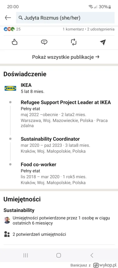 Banicjusz - @biaukowe jeszcze w 2020 nakładała klopsiki w ikea, wcześniej pewnie w og...