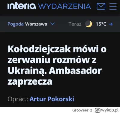 Grooveer - Niezła komedia. Kołodziejczak swoje a ambasador Ukrainy w Polsce swoje.
ht...