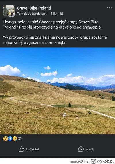 majkel34 - Dziś została "zamknięta" gravel bike poland. Ktoś wie może jakiej on propo...