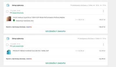 xmadesio - #perfumy

Dwa blindy i chyba czas na odwyk. 
Miałem brać turathi ale wącha...