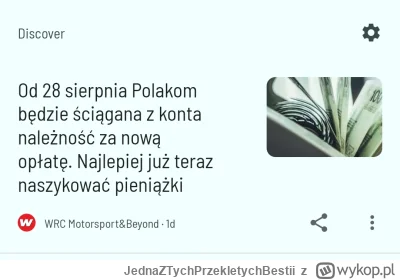 JednaZTychPrzekletychBestii - #clickbait #newsy

"pieniążki"  xD a w artykule spekula...