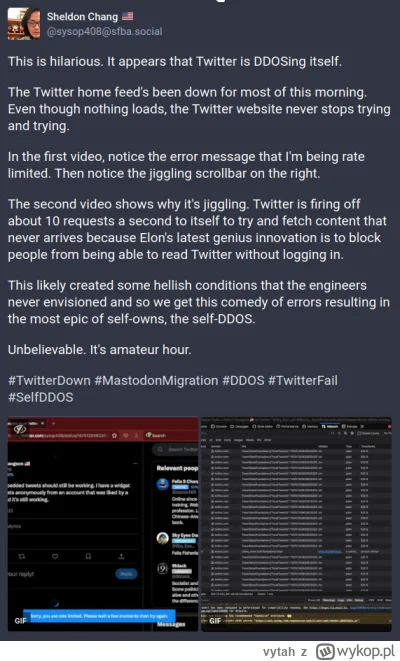 vytah - @Sarmataa: Możliwa przyczyna: