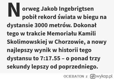 OCIEBATON - Czyli szykował formę na Memoriał
A wy się śmiejecie

#memorialskolimowski...