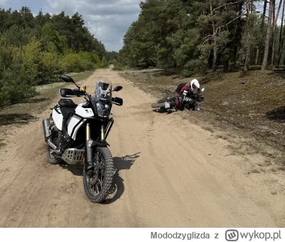 Mododzyglizda - Wiecie kiedy kończy się równouprawnienie? Jak trzeba podnieść motocyk...