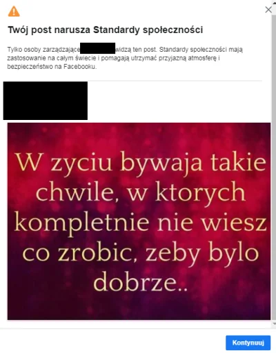 chomik3 - Mi kilka fanpage złapało w ostatnim czasie ostrzeżenia (w tym jeden spadł z...