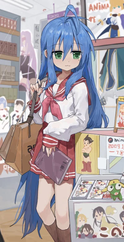 OttoFlick - #randomanimeshit #anime #schoolgirl #luckystar #konataizumi #pixiv #