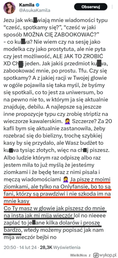 WielkiNos - @Czerwone_Stringi  @Emble ten of nieźle ryje banię. Typiara już nawet nor...