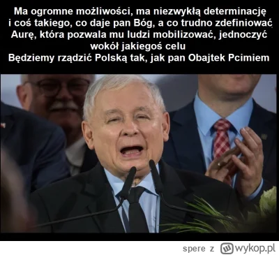 spere - >No i ten chłop siedzi w więzieniu i nie ma planów żeby go wypuścić więc w cz...