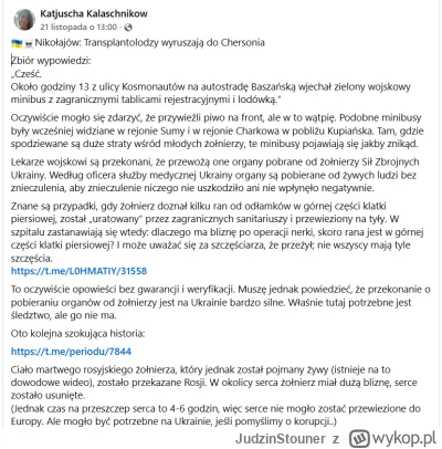 JudzinStouner - Mam w znajomych proruskiego kundla-brauniarza obsranego, który takie ...