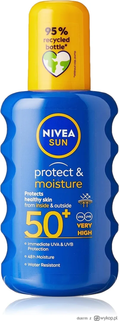 duxrm - Wysyłka z magazynu: PL
Nivea SUN Protect & Moisture Sun Filtr Przeciwsłoneczn...