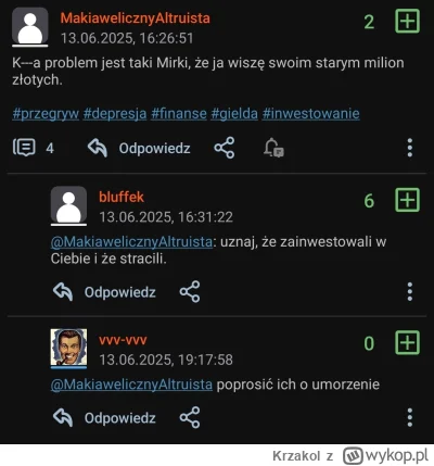 Krzakol - @MakiawelicznyAltruista toż to jakiś tlustowlosy troll