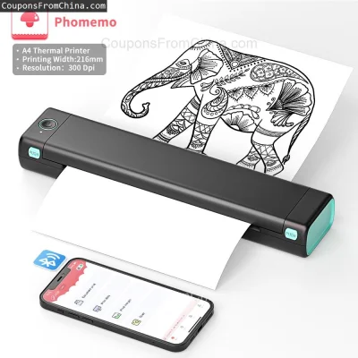 n____S - ❗ Phomemo M08F A4 Portable Thermal Printer
〽️ Cena: 72.94 USD
➡️ Sklep: Alie...