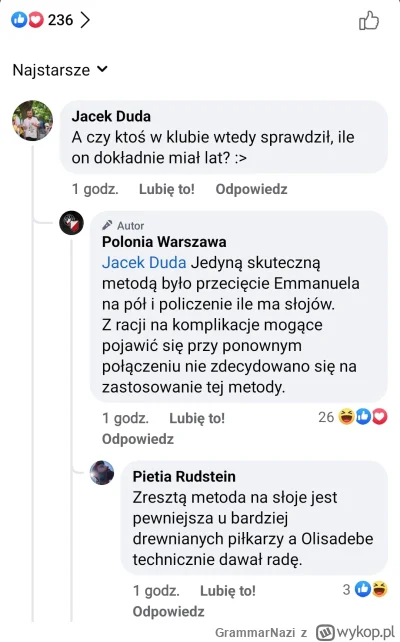 GrammarNazi - 25 lat temu Olisadebe strzelił swoją pierwszą bramkę w barwach #polonia...