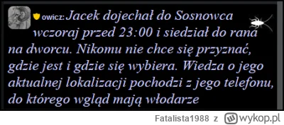 Fatalista1988 - Czyli to prawda co piszą o Sosnowcu że to dziura bo od tego momentu j...