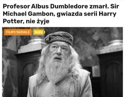 WykopowyInterlokutor - Dumbledore nie żyje!
#harrypotter  #film #kino #filmnawieczor ...