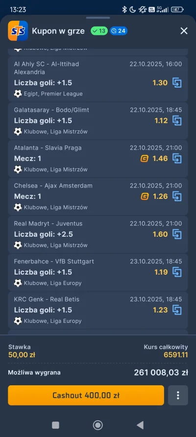 Itslilianka - Wypłacać czy czekać? #bukmacherka #mecz  400 zł wsm fajna wygrana ale j...