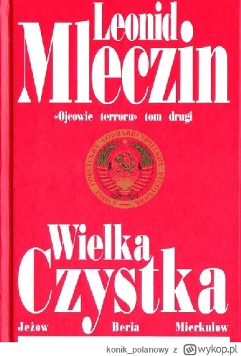 konik_polanowy - 387 + 1 = 388

Tytuł: Wielka czystka
Autor: Leonid Mleczin
Gatunek: ...