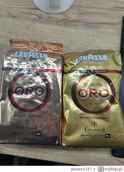 pionas1337 - #kawa #lavazza Mircy czy ktoras z tych kaw jest fejkiem, czy tylko wersj...