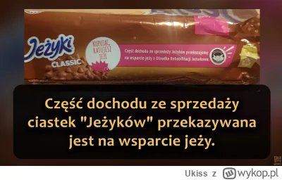 Ukiss - Kultowe ciastka najeżone bakaliami przekazują pieniądze dla ośrodka "Jeżurkow...