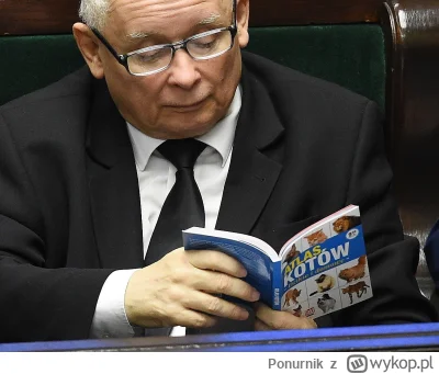 Ponurnik - >patrzcie na Kaczyńskiego, facet dawno po emeryturze a jak się rwie do swo...
