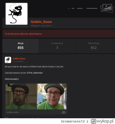 browarosss12 - @Technick20: Chyba jednak dzisiaj dostał za mocnej koorwicy bożej i ko...