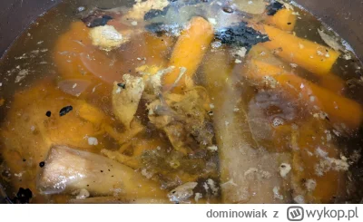 dominowiak - #gotujzwykopem #jedzzwykopem #rosol 
robiło pyr pyr ponad 10 godzin.
P.....