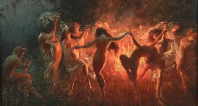 Apaturia - Rozpalanie ognia w nocy z 30 kwietnia na 1 maja ma w Europie długą tradycj...