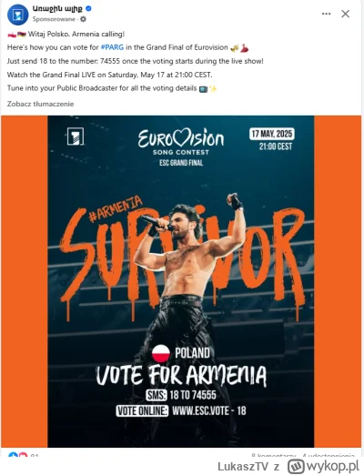 LukaszTV - Któż to wykupił reklamy na fb
Pan górnik :D #eurowizja