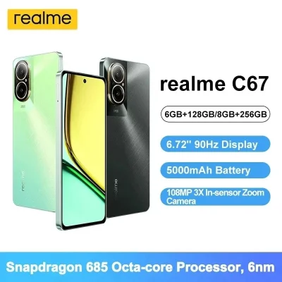 n____S - ❗ Realme C67 6/128GB Snapdragon 685 6.72inch 90Hz 108MP 5000mAh
〽️ Cena: 119...