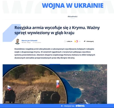 Wilczynski - #ukraina W międzyczasie zmieniła się narracja i wystarczy pisać o tym, ż...