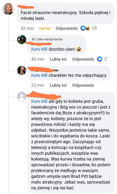 heralekk - Komentarz na facebooku pod zdjęciem Roksany Węgiel i jej chłopaka. 
#hehes...