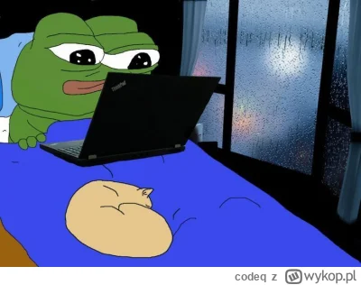 codeq - najlepiej to się czuje gdy jestem sam se
no i gdy obok pimpek se leży 

#prze...