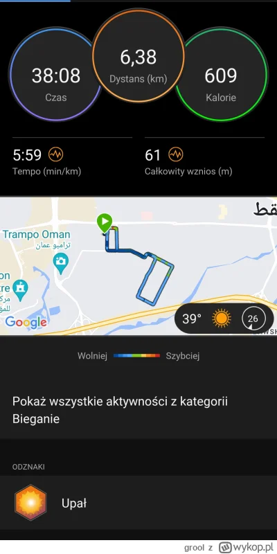 grool - 160 636,43 - 6,38 = 160 630,05

Parkrunu tutaj nie mają, ale upragniona odzna...