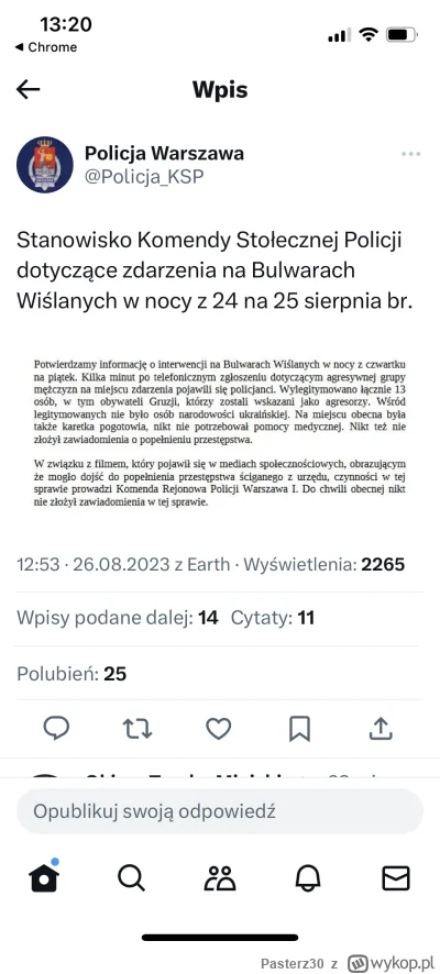 Pasterz30 - O, okazało się ze ci co pobili Polaków w Warszawie to Gruzini a nie Ukrai...