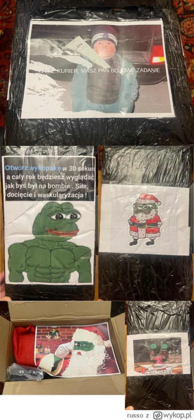 russo - Opakowanie paczki: