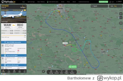 Bartholomew - #lotnictwo #samoloty #flightradar24 #warszawa #radom #lotnisko

Dziś ot...