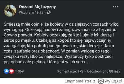 Enigmameister - Widzicie przegrywy ? Żaden wzrost, morda, silna linia szczęki, 15k i ...