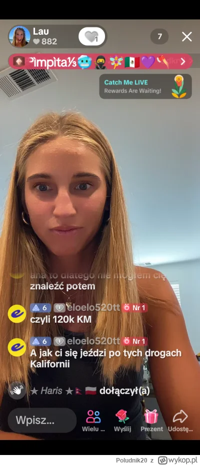 Poludnik20 - Laurencja jest na stypendium w jednym
 z uniwersytetów w Kalifornii. Mij...