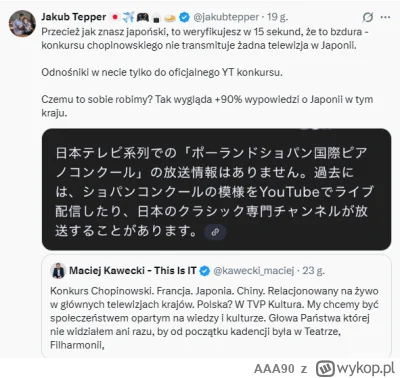 AAA90 - @Davvs: Dochtór nie potrafi napisać postu bez kłamstwa i bzdury. Nowe, nie zn...